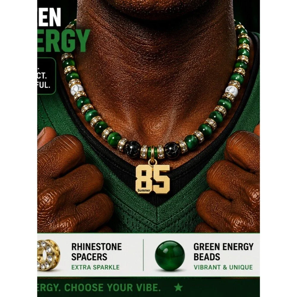Personalized Football Necklace | Custom Jersey Number Pendant | Athlete Gift